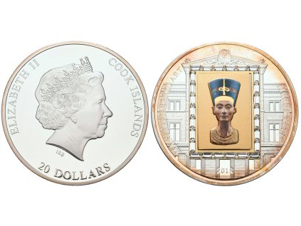 Cook Islands, 20 Dollars 2012 - Nefertiti