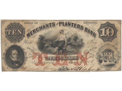 USA - Georgia, 10 Dollar 1856