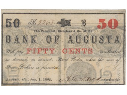 USA - Georgia, 50 Cent 1862