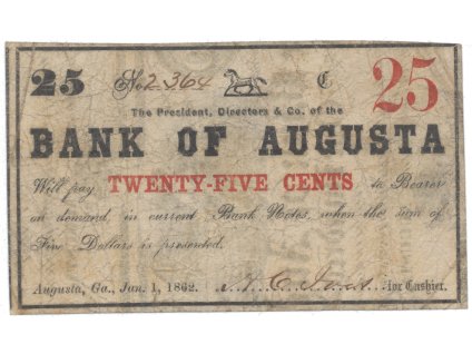 USA - Georgia, 25 Cent 1862