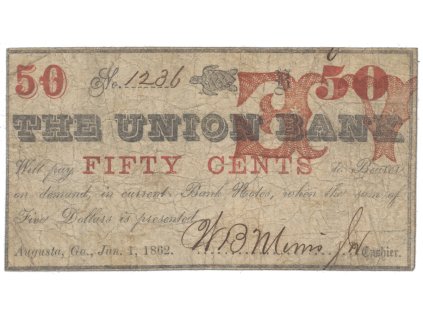 USA - Georgia, 50 Cent 1862