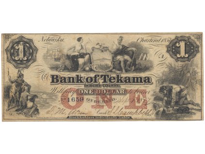 USA - Nebraska, Dollar 1857