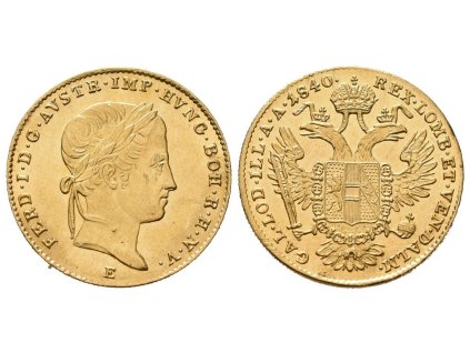 Ferdinand V., Dukát 18406 E, Karlsburg