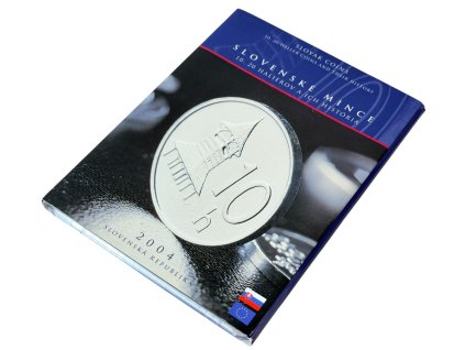 Ročníková sada mincí 2004 - SR, haléře