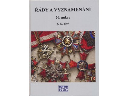 20. Aukce - řády a vyznamenání