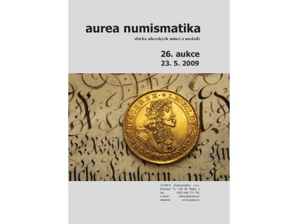26. Aukce - sbírka uherských mincí a medailí