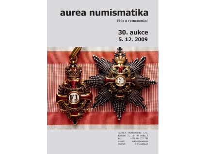 30. Aukce - řády a vyznamenání