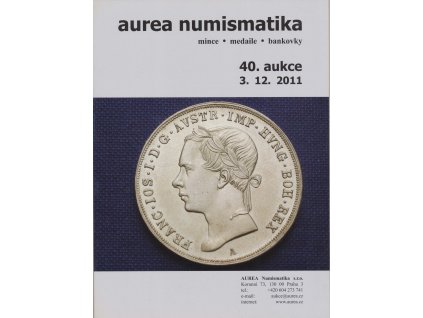 40. Aukce - mince • medaile • bankovky