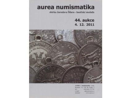 44. Aukce - sbírka Jaroslava Šilara - hasičské medaile