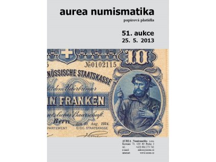 51. Aukce - papírová platidla