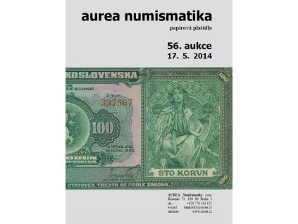 56. Aukce - papírová platidla