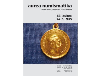 63. Aukce - ruské mince, medaile a vyznamenání