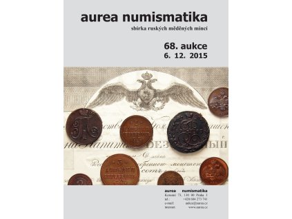 68. Aukce - sbírka ruských měděných mincí