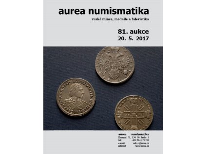 81. Aukce - ruské mince, medaile a faleristika