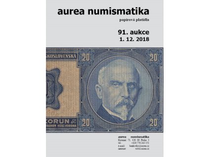 91. Aukce - papírová platidla