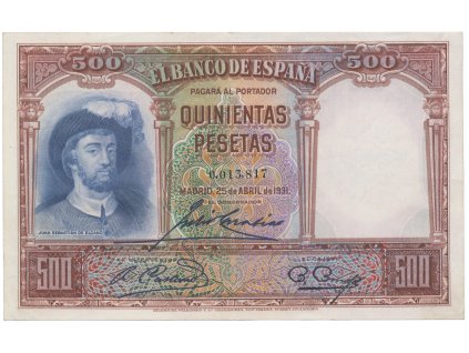 10914 spanelsko 500 pesetas 1931 p 84