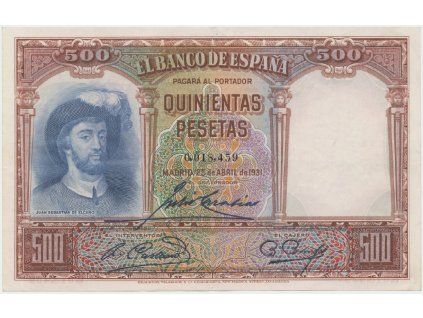 10917 10917 10917 spanelsko 500 pesetas 1931 p 84