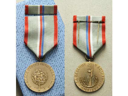 13014 13014 13014 pametni medaile k 20 vyroci osvobozeni ceskoslovenska