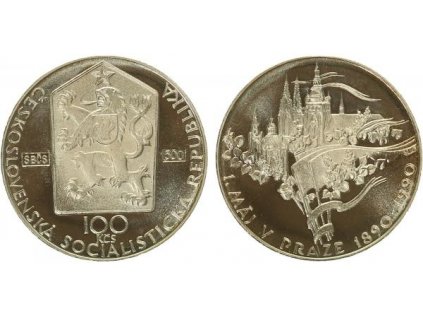 14223 14223 100 kcs 1990 1 maj 1890 proof