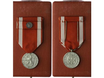 Československý vojenský řád Bílého lva Za vítězství, stříbrná medaile