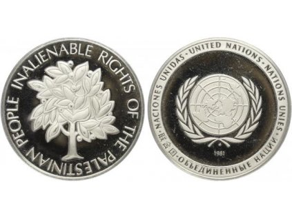 AR Medaile 1981 - OSN, Ag 0,925, 38 mm (19,74 g), PROOF