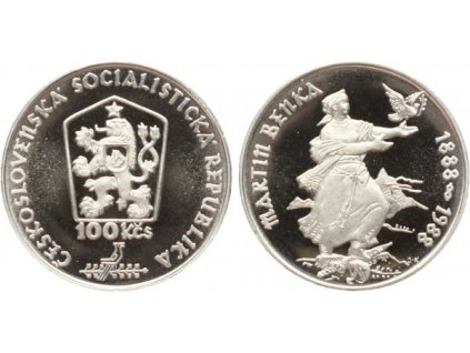 18954 18954 100 kcs 1988 martin benka proof