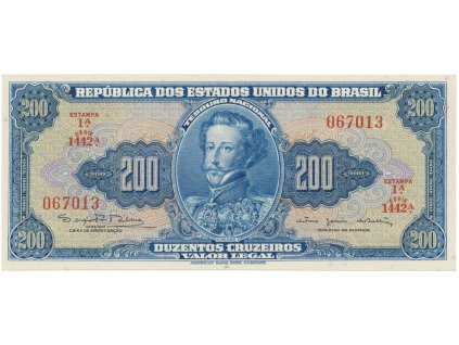 21738 brazilie 200 cruzeiros 1964 p 171c