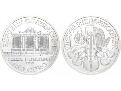 Rakousko, 1,50 Euro 2010 - Vídeňská filharmonie