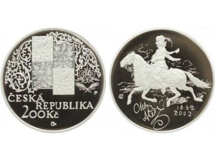 200 Kč 2002 - Mikoláš Aleš, PROOF