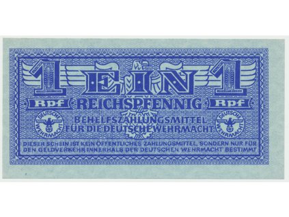 Německo - Wehrmacht, 1 Reichspfennig (1942~1944), Ro.501