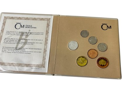 24156 2 rocnikova sada minci 2014 ceska republika proof