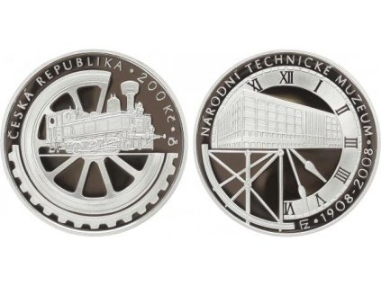 2508 2508 2508 200 kc 2008 narodni technicke muzeum proof