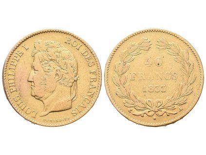 Francie, 40 Frank 1835 A, Paříž