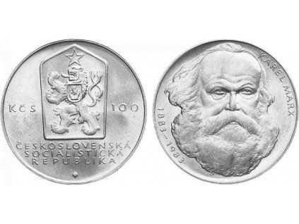 2769 2769 2769 100 kcs 1983 karel marx