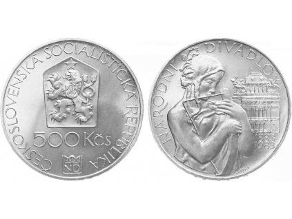 2781 2781 500 kcs 1983 narodni divadlo v praze