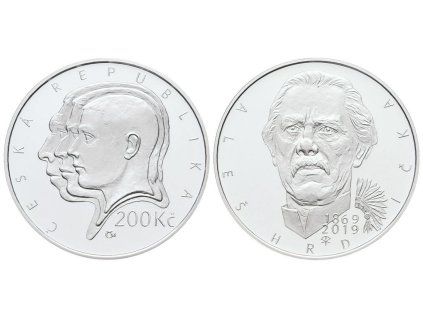 200 Kč 2019 - Aleš Hrdlička, PROOF
