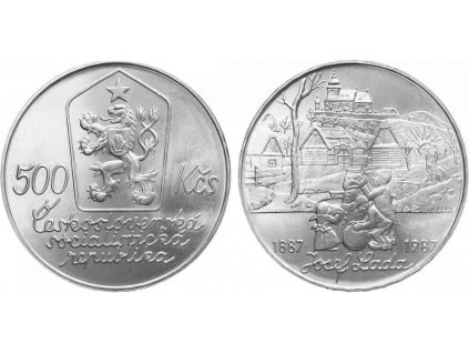 500 Kčs 1987 - Josef Lada