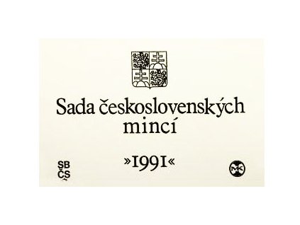 Ročníková sada mincí 1991 - 10 Kč M. R. Štefánik