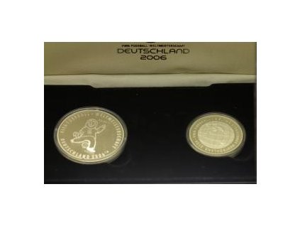 Sada MS Německo 2006 - 10 euro + medaile, PROOF