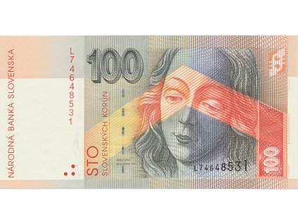 100 Koruna / 1. 7. 1999, série L, Hej.SK26a1, BHK.SK8dL