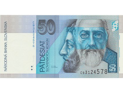 50 Koruna / 2. 5. 2002, série C, Hej.SK38a1C, BHK.SK6eC