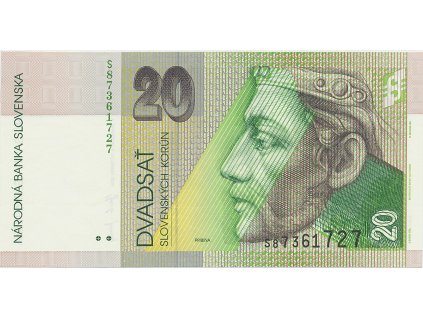 20 Koruna / 15. 9. 2004, série S, Hej.SK42a1, BHK.SK7fS