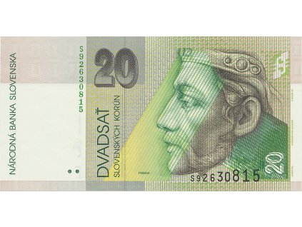 20 Koruna / 20. 10. 2006, série S, Hej.SK48a1S, BHK.SK7gS   N/UNC