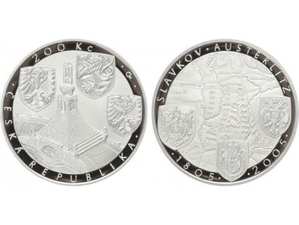 3384 3384 200 kc 2005 bitva u slavkova proof