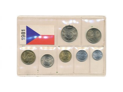 3465 3465 rocnikova sada minci 1981