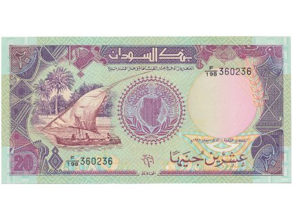 38199 sudan 20 pounds 1991 p 47