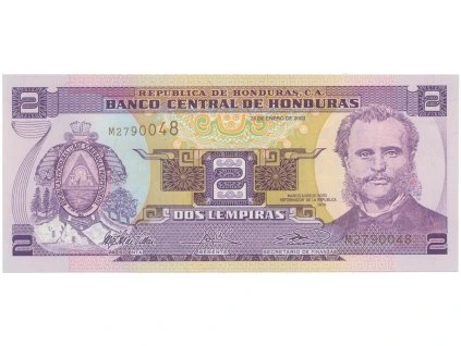 38985 38985 38985 honduras 2 lempiras 2000 2006 p 80adf