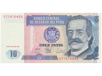 40062 40062 peru 10 intis 1987 p 129