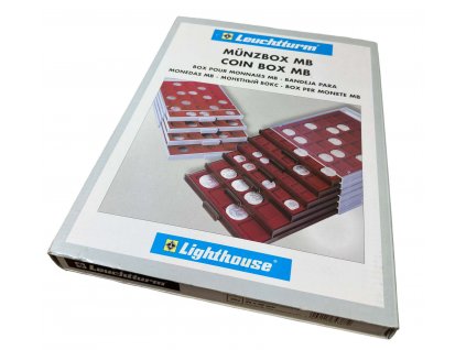 40515 1 plato na mince leuchtturm a4 stohovatelne 35 x 35 mm