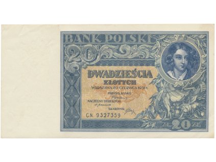 Polsko, 20 Zlotych 1931, BHK.PL6c